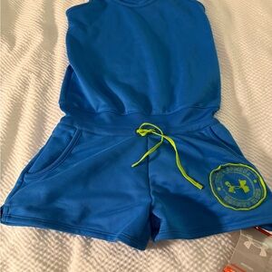 Under Armour Bright Blue Romper/Jumpsuit with Lime Accents